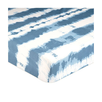 Crane Baby Crib Sheet- Caspian/Tie-Dye