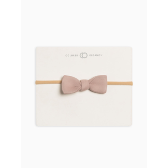 Colored Organics Dainty Bow Headband- Wren