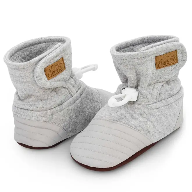 Adjustable Stay-Put Lite Booties | Pebble Grey Adjustable Stay-Put Lite Booties | Pebble Grey