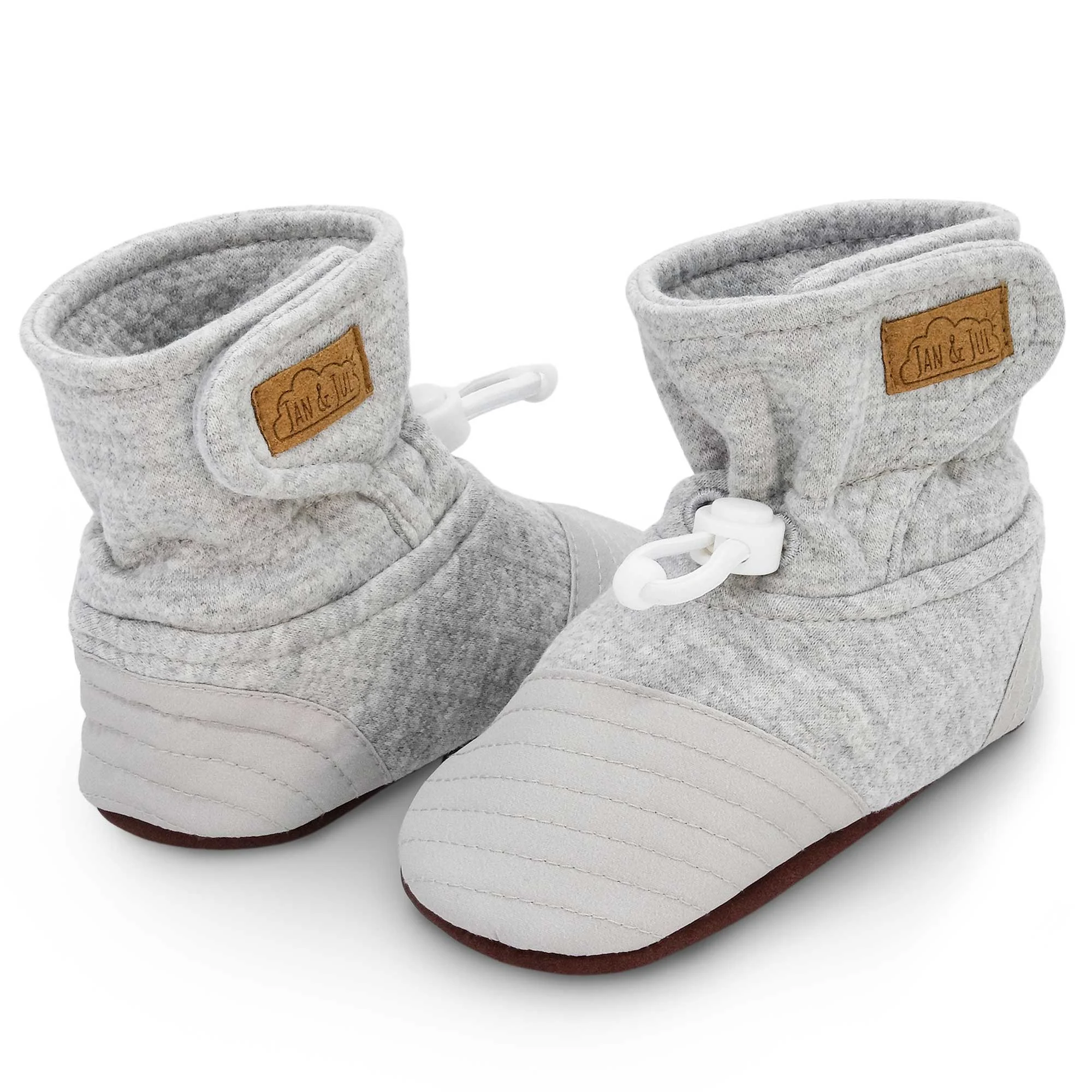 Adjustable Stay-Put Lite Booties | Pebble Grey Adjustable Stay-Put Lite Booties | Pebble Grey