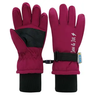 Jan & Jul Toasty-Dry Waterproof Snow Gloves- Wildberry