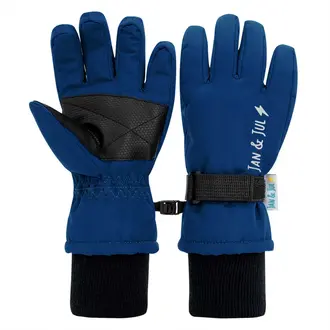 Jan & Jul Toasty-Dry Waterproof Snow Gloves- Nebula Blue