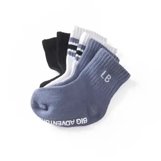 Little Bipsy LB Sock 3 Pack- Blue