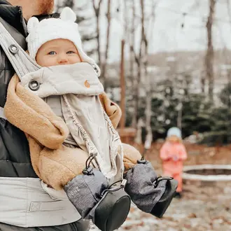 Stonz Baby Booties- Heather Grey