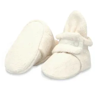 Zutano Cozie Fleece Baby Bootie- Cream