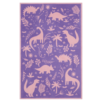 ChappyWrap ChappyWrap Midi Blanket- Dino Lavender