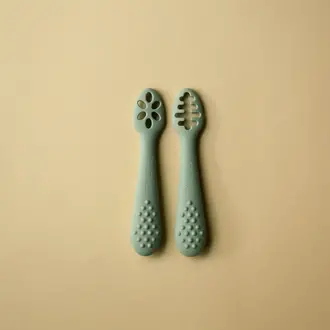 Minika Learning Spoons - Sage