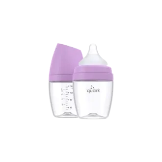 Quark Baby Buubibottle Mini Hybrid Feeding Bottle 1- Lavender