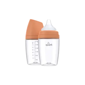 Quark Baby Buubibottle Max Hybrid Feeding Bottle 1- Camel