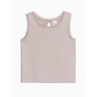 Colored Organics Selene Lace Tank - Lilla