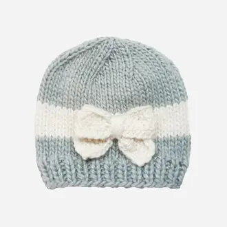 Bow Beanie- Bowie Grey