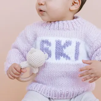 Ski Sweater- Pink