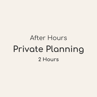 Private Planning Experience (2 Hours)