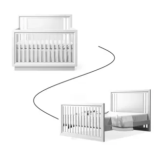 Romina Furniture Romina Quadro Full Size Bed Conversion Kit