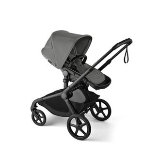Bugaboo Bugaboo Kangaroo Seat Stroller  Black/Moon Grey- Moon Grey