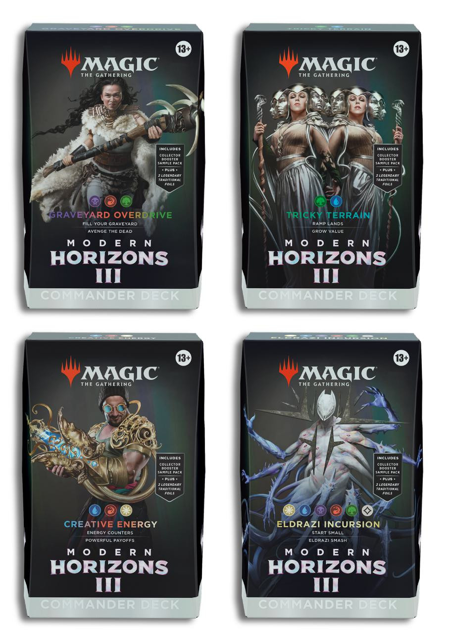 Wizards of the Coast MTG Modern Horizons 3 Commander Deck Set (4) (Jun 14)