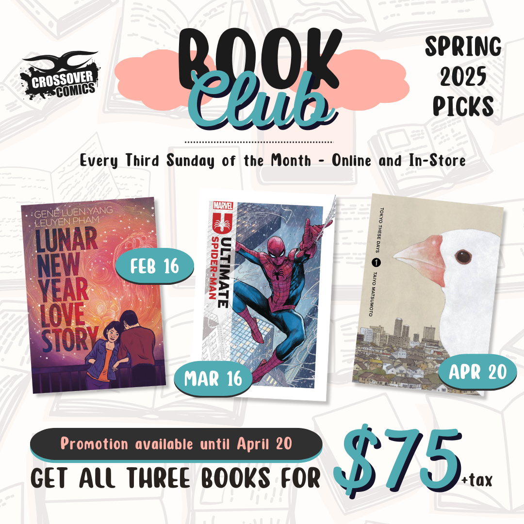Crossover Comics Book Club Bundle  -Spring 2025