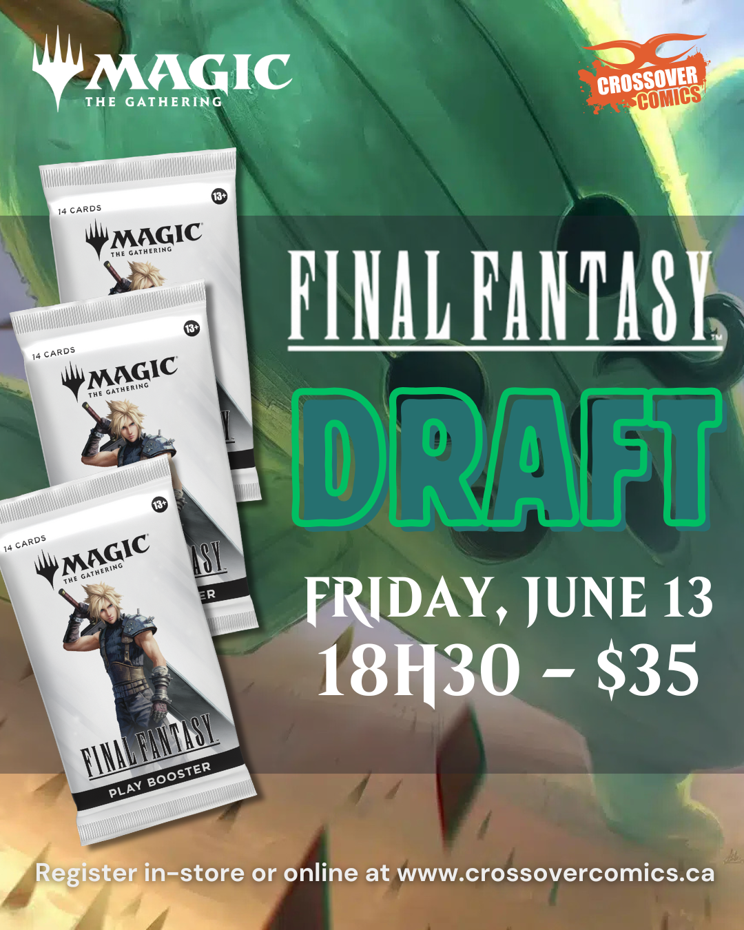 Crossover Comics MTG - Final Fantasy Draft - Friday, June 13, 18h30