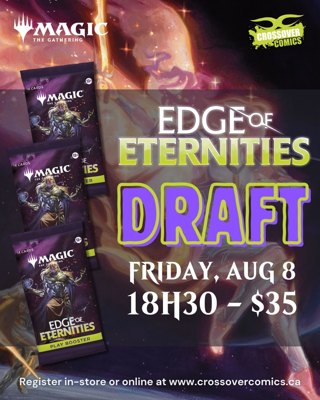 Crossover Comics Edge of Eternities Draft - Friday, August 8, 18h30