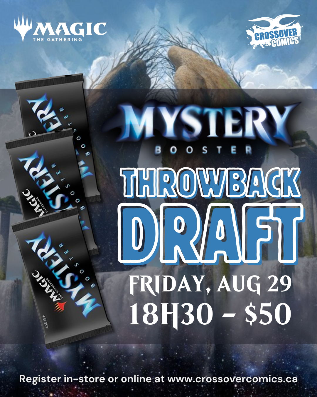 Crossover Comics Mystery Booster Throwback Draft - Friday, August 29, 18h30