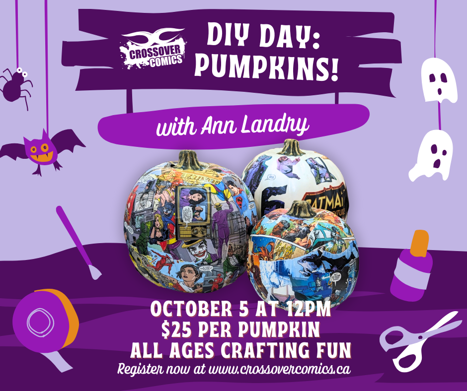 Crossover Comics DIY Day: Pumpkin Decoration!