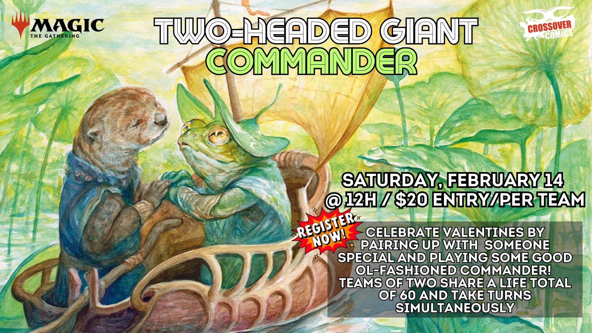 Crossover Comics Commander Special: TWO-HEADED GIANT  - Samedi 14 fevier