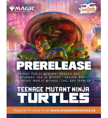 Crossover Comics TMNT Prerelease Sealed Online Registration