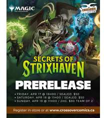 Crossover Comics SOS Prerelease Sealed Online Registration