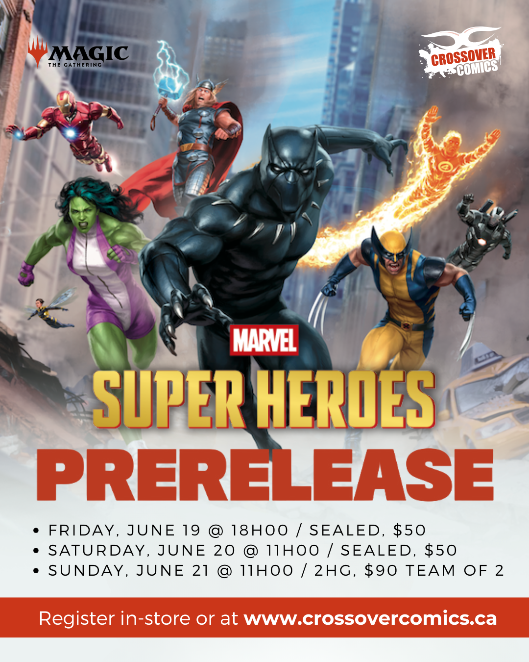 Crossover Comics MSH Inscription Prerelease Sealed