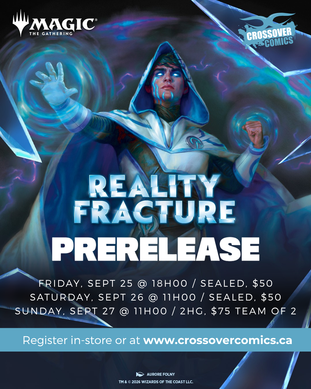 Crossover Comics MTG Reality Fracture Inscription Prerelease Sealed
