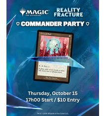 Crossover Comics FRA Commander Party - Jeudi, 15 oct, 17h