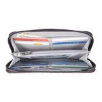 TRAVELON SINGLE ZIP WALLET