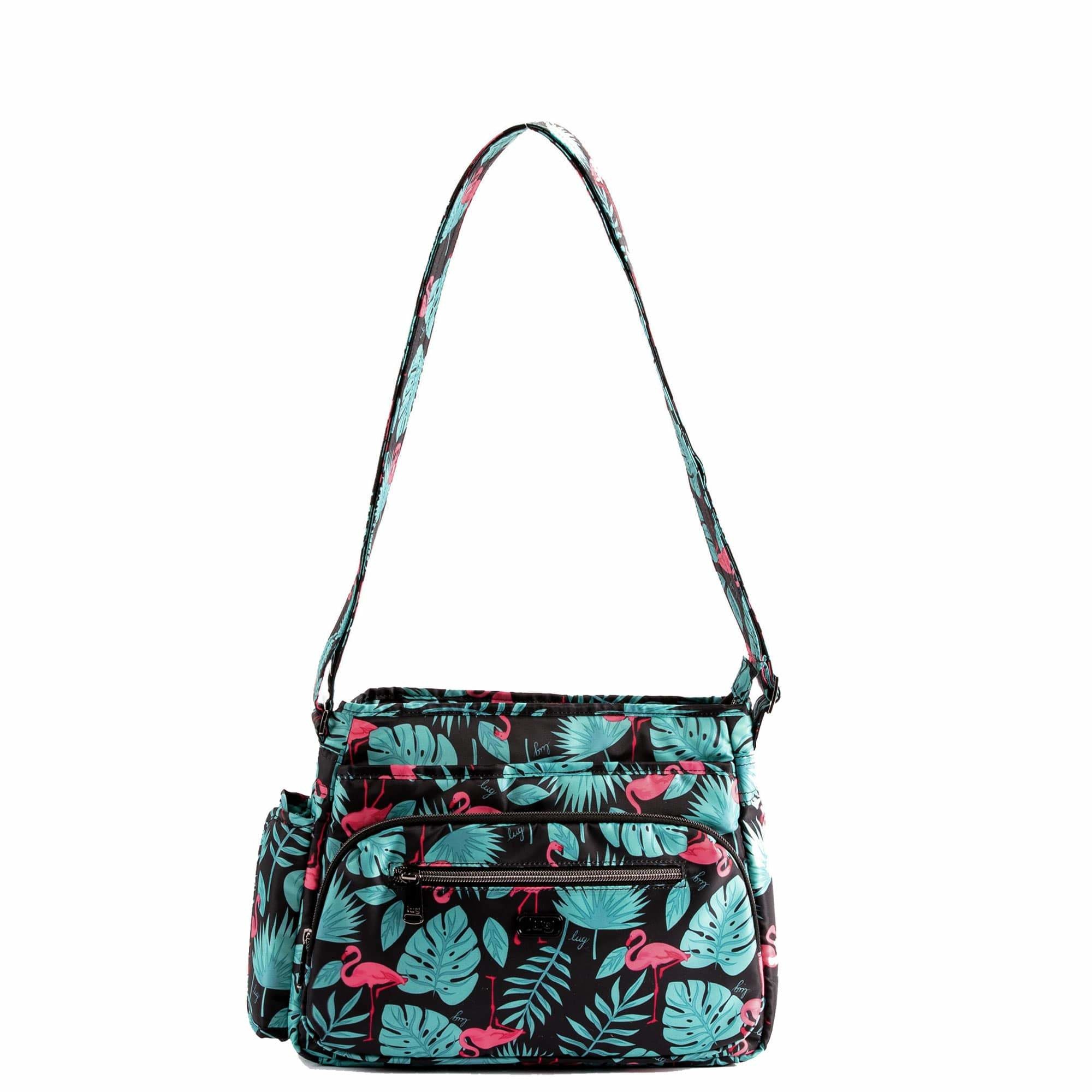 lug shimmy rfid crossbody