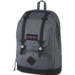 JANSPORT BAUGHMAN BACKPACK, DEEP GREY RIPSTOP (JS00T44A)