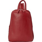DEREK ALEXANDER NS SMALL LEATHER BACKPACK/SLING, RED (CP-8666)
