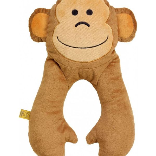 GO TRAVEL MONKEY FLAT NECK PILLOW (2698)