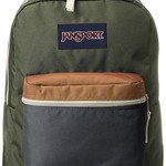 JANSPORT EXPOSED BACKPACK, MUTED GREEN/SOFT TAN (JS0A33SB)
