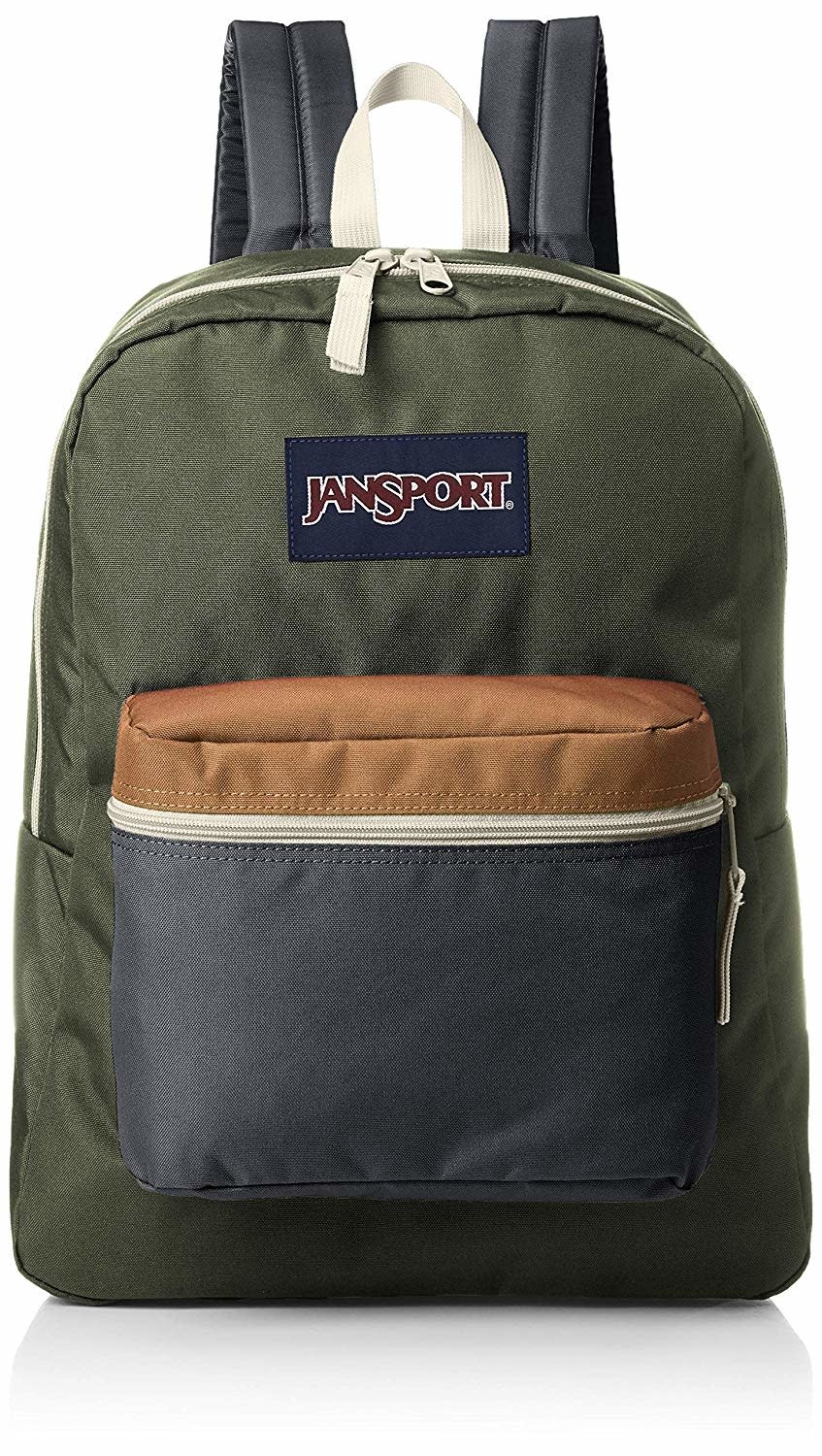 muted green jansport backpack