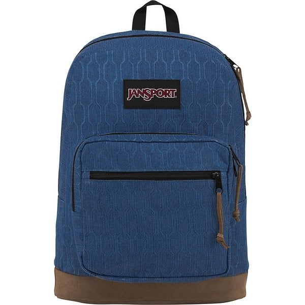 JANSPORT RIGHT PACK DIGITAL EDITION LAPTOP BACKPACK, NAVY HEX HIVE (JS00T58T)