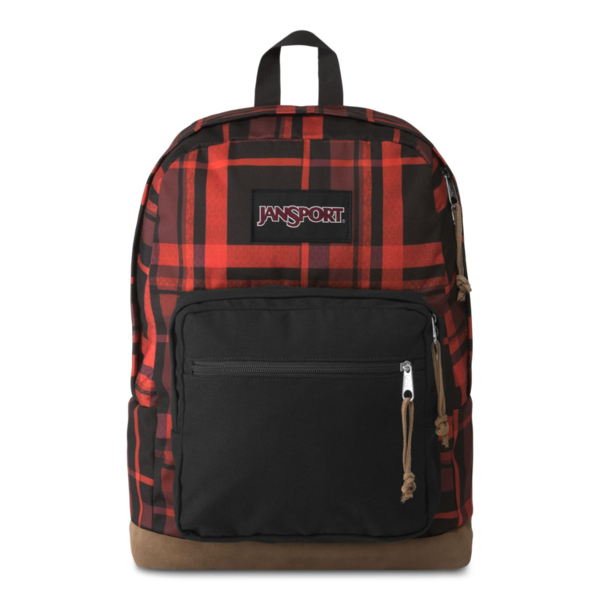 JANSPORT RIGHT PACK EXPRESSIONS BACKPACK, RED DIAMOND PLAID (JS00TZR6)