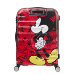 AMERICAN TOURISTER DISNEY WAVEBREAKER MICKEY COMICS RED MEDIUM SPINNER (85670-6976)