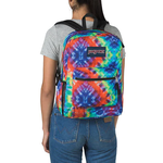 JANSPORT CROSS TOWN BACKPACK, RED/MULTI HIPPIE DAYS (JS0A47LW9TC)