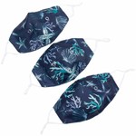 LUG BEAKER 2 FACE MASK 3PK STARS & SHELLS NAVY