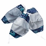 LUG BEAKER 2 FACE MASK 3PK STARS & SHELLS NAVY