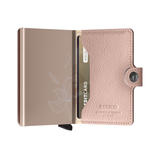 SECRID MINIWALLET STITCH VEG TAN MAGNOLIA ROSE