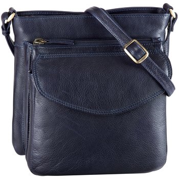 DEREK ALEXANDER MEDIUM 2 TOP ZIP ADJ SHOULDER FLAT BR8028 NAVY