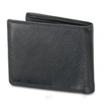 MANCINI MEN'S BILLFOLD WITH REMOVABLE PASSCASE AND COIN POCKET, BLACK (52955)