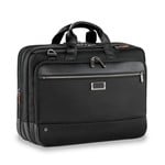 BRIGGS & RILEY @WORK LARGE EXPANADABLE BRIEFCASE, (KB437X-4) BLACK