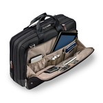 BRIGGS & RILEY @WORK LARGE EXPANADABLE BRIEFCASE, (KB437X-4) BLACK