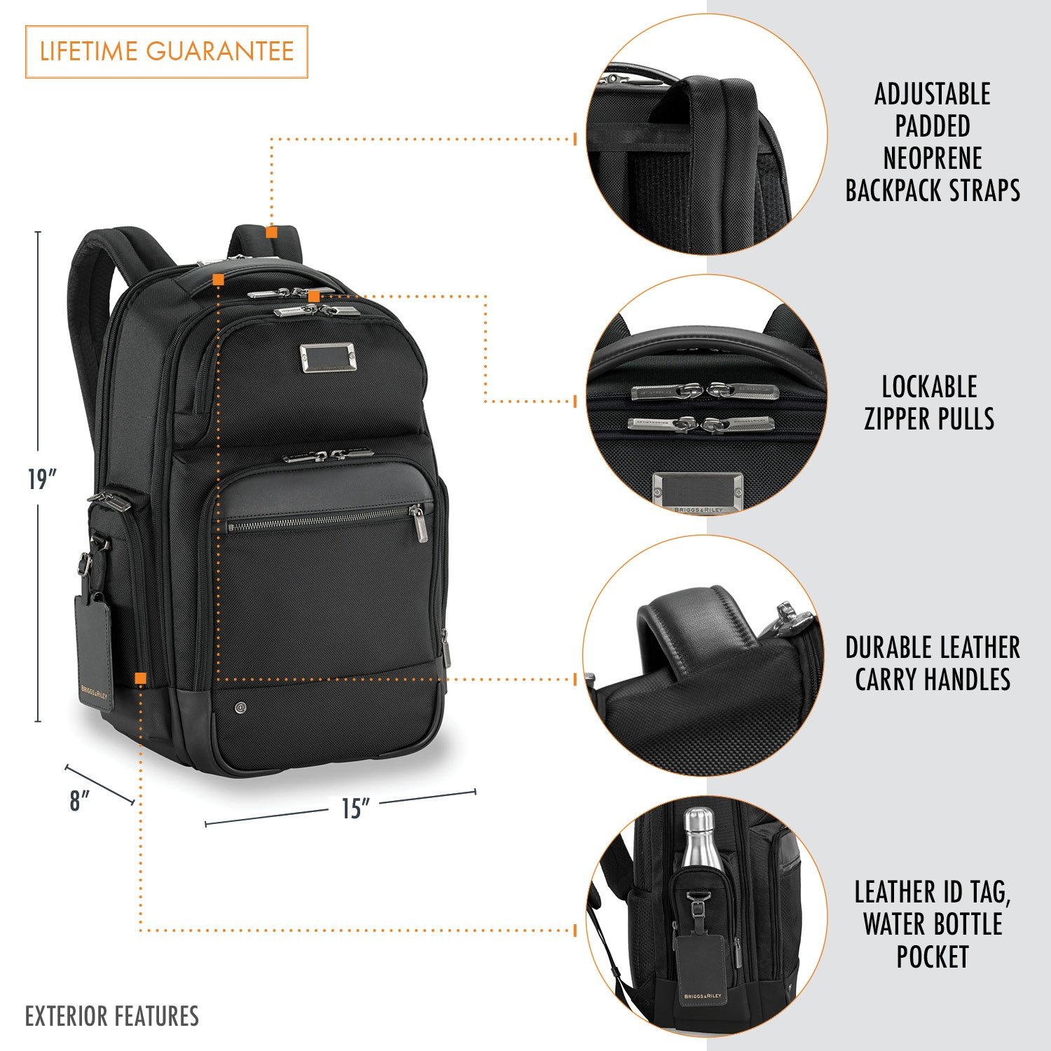 Briggs and riley large cargo backpack new arrivals